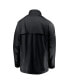Фото #4 товара Men's Black Colorado Avalanche Authentic Pro Locker Room Rink Raglan Full-Zip Jacket