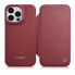 Фото #1 товара Skórzane etui iPhone 14 Pro z klapką magnetyczne MagSafe CE Premium Leather bordowy
