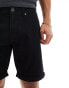 Jack & Jones five pocket short in black