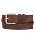 Фото #1 товара Men's Triple Needle Stitched Leather Belt