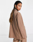 Фото #4 товара Something New X Naomi Anwer oversized blazer co-ord in beige