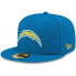 ფოტო #2 პროდუქტის Men's Los Angeles Chargers Team Basic 59FIFTY Fitted Cap