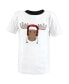 ფოტო #4 პროდუქტის Infant Boy Short Sleeve T-Shirts, Winter Penguin Moose