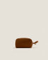 Leather toiletry bag