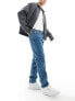 Фото #3 товара Calvin Klein Jeans authentic straight leg jeans in mid wash