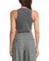 Michael Kors Collection Cashmere-Blend Bodysuit Women's Grey L