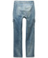 Men's Seated Mosset Pocketed Jeans