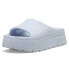 Фото #2 товара Puma Mayze Stack Injex Platform Slide Womens Blue Casual Sandals 38945407