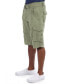 ფოტო #3 პროდუქტის Men's Belted Double Pocket Cargo Shorts