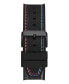 Men's Analog Black Nylon Silicone Watch 45mm