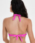 Фото #6 товара Juniors' Strappy Underwire Push-Up Bikini Top, Created for Macy's