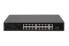 Фото #3 товара DIGITUS 16-Port Fast Ethernet PoE Networkswitch, 19 Zoll, unmanaged, 2+1 Uplink Ports, RJ45 + SFP, 185 W, af/at