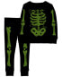 Baby 2-Piece Glow Halloween Skeleton 100% Cotton Pajamas 12M