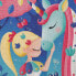 EUREKAKIDS 200 piece jigsaw puzzle with glitter finish - unicorn girl