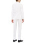 Teen Boys White Knight Slim Fit Solid Suit