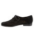 Фото #4 товара Trotters Lizzie Perf T1910-036 Womens Black Narrow Leather Loafer Flats Shoes 9