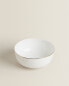 Фото #9 товара Rimmed bone china bowl