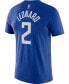 Фото #2 товара Men's Kawhi Leonard Royal LA Clippers Diamond Icon Name Number T-shirt