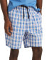 ფოტო #1 პროდუქტის Men's Plaid Sleep Shorts