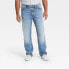 Фото #1 товара Men's Big & Tall Slim Straight Fit Jeans - Goodfellow & Co Indigo Blue 32x36