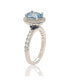 Фото #4 товара Кольцо Suzy Levian Oval Halo CZ