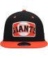 Men's Black, Orange San Francisco Giants Logo Zoom Trucker 9FIFTY Snapback Hat