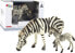 Фото #1 товара Figurka LeanToys Zestaw 2 Figurek Zebra z Młodym Zebry Figurka Zwierzęta