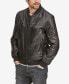 Фото #1 товара Men's Summit Leather Bomber Jacket