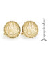 Gold-Layered Seated Liberty Silver Dime Rope Bezel Coin Cuff Links