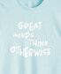 Фото #6 товара Women's Great Minds Crewneck Short-Sleeve T-Shirt, Created for Macy's