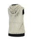 ფოტო #4 პროდუქტის Women's Silver and Black San Antonio Spurs Rant Hooded Full-Zip Vest