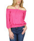 Women's Smocked Off-The-Shoulder Top