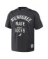 Фото #2 товара Men's NBA x Anthracite Milwaukee Bucks Heavyweight Oversized T-shirt