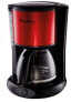 Moulinex Subito - Drip coffee maker - 1.25 L - Ground coffee - Black - Red