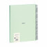 Notebook Milan 430 Green A4 80 Sheets (3 Units)