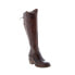 Фото #2 товара Bed Stu Fortune F322011 Womens Brown Leather Zipper Knee High Boots 6