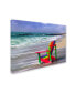 Mike Jones Photo 'Rainbow Chair' Canvas Art - 19" x 14" x 2"
