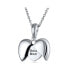 Фото #1 товара Bling Jewelry engraved Saying BEST MOM BFF Opening Angel Wing Heart Shape Locket Necklace Pendant For Women Mother .925 Sterling Silver