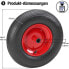 Metafranc 810130 Pneumatic Wheel Diameter 260 mm - PVC Rim Type 3.00 - 4 - 150 kg Load Capacity - Slide Bearing / Complete Wheel with Rim / Sack Truck Wheel / Spare Wheel, Ø 400 mm