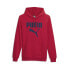 Фото #1 товара Puma Framed Up Pullover Hoodie Mens Red Casual Outerwear 67807311