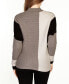 Фото #2 товара Women's Colorblock Dolman Sweater
