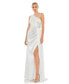 ფოტო #1 პროდუქტის Women's Ieena Draped One Shoulder Satin Gown