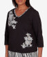 Petite Opposites Attract Animal Trim Flower Top PL - фото #3