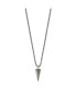 ფოტო #2 პროდუქტის Brushed Arrow Head Pendant on a Box Chain Necklace