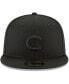 Фото #4 товара Men's Black Chicago Cubs Primary Logo Basic 59FIFTY Fitted Hat