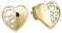 Gold earrings Hearts 231 001 00648