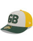 Men's Cream, Green Green Bay Packers 2023 Sideline Historic Low Profile 59FIFTY Fitted Hat