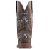 Roper Kennedy Glitter Tooled Inlay Square Toe Cowboy Womens Brown Casual Boots 9.5 - фото #3