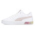 Фото #3 товара Puma Cali Star Splash Graphic Lace Up Womens White Sneakers Casual Shoes 384018