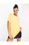 Фото #1 товара Sportswear Essential Sarı Oversize Kadın T-Shirt